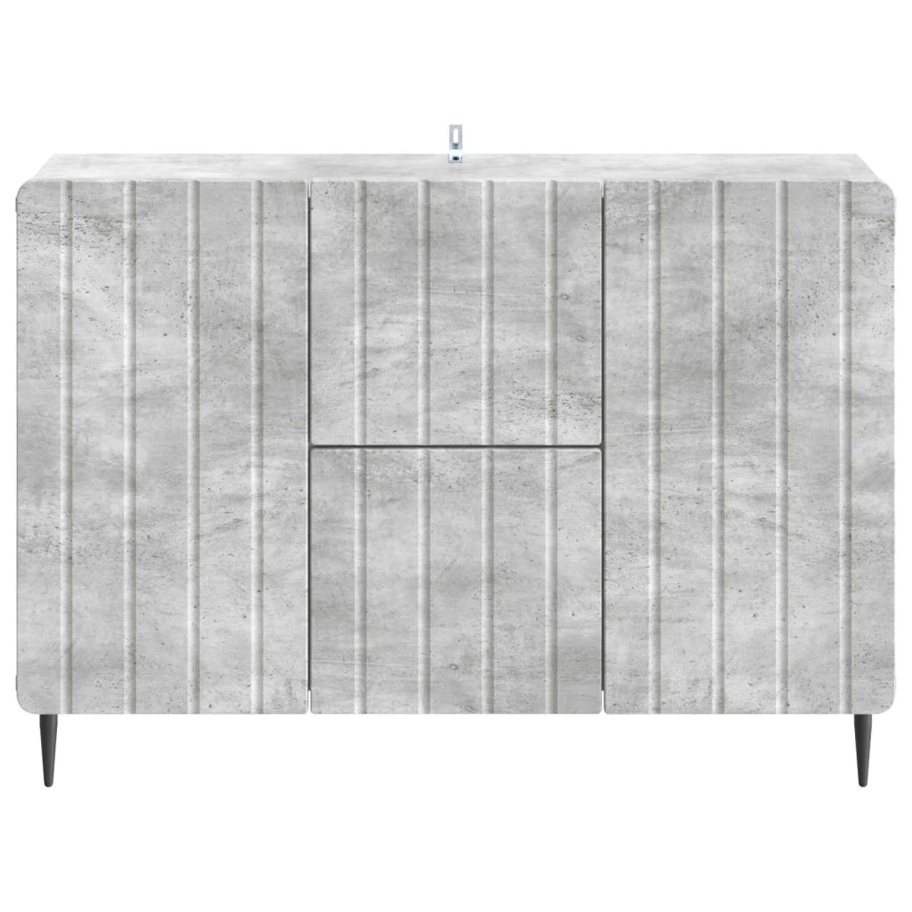 Credenza Grigio Cemento 89 x 34,5 x 62 cm Legno ingegnerizzato