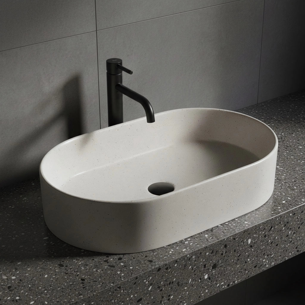 Lavabo Da Appoggio Rea Nadia 60 Sandy