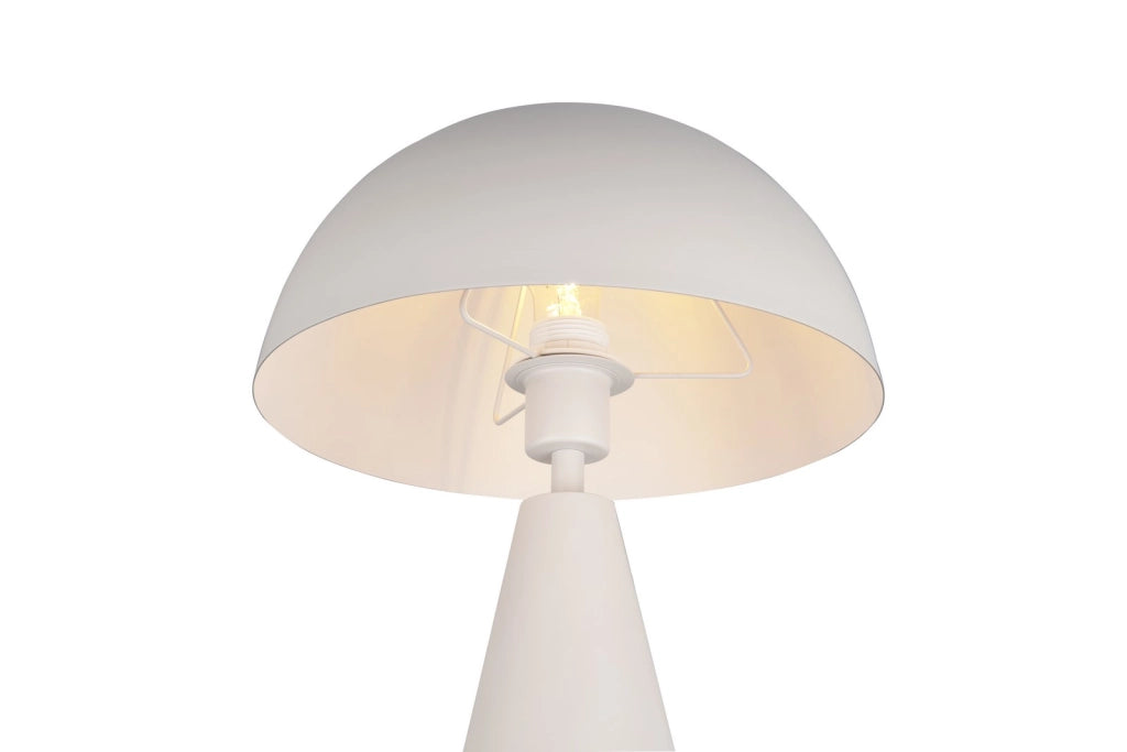 Lampada tavolo minimal grigia fungo E27 40W ALFIE Trio