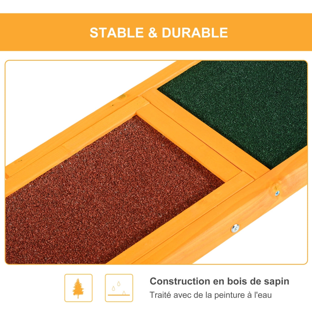 Altalena per Cani Agility Sport ¨C zephmum ¨C Legno, Verde, Antiscivolo