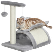 Torre per Gatti con Poste Rascatore ¨C zephmum ¨C Grigio 40x30x43 cm