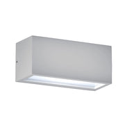 GUAVA Applique LED Biemissione 12W 120°-120° Grigio IP65 3000K - Illuminazione Parete per Esterni Rossini Group