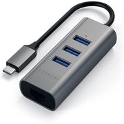 Satechi st-tc2n1usb31am hub di interfaccia usb 3.2 gen 1 (3.1 gen 1) type-c 5000 mbit/s grigio