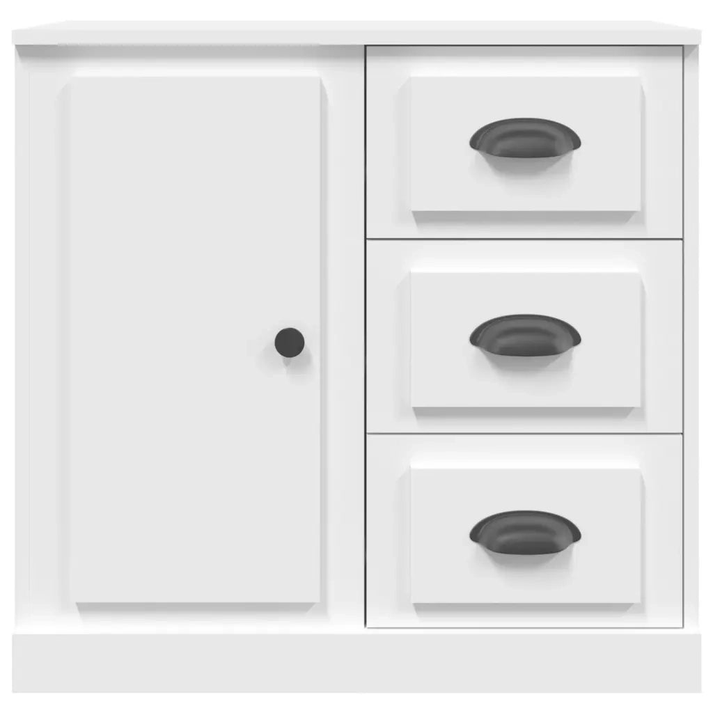 Credenza Bianca 70x35,5x67,5 cm in Legno Multistrato 816192