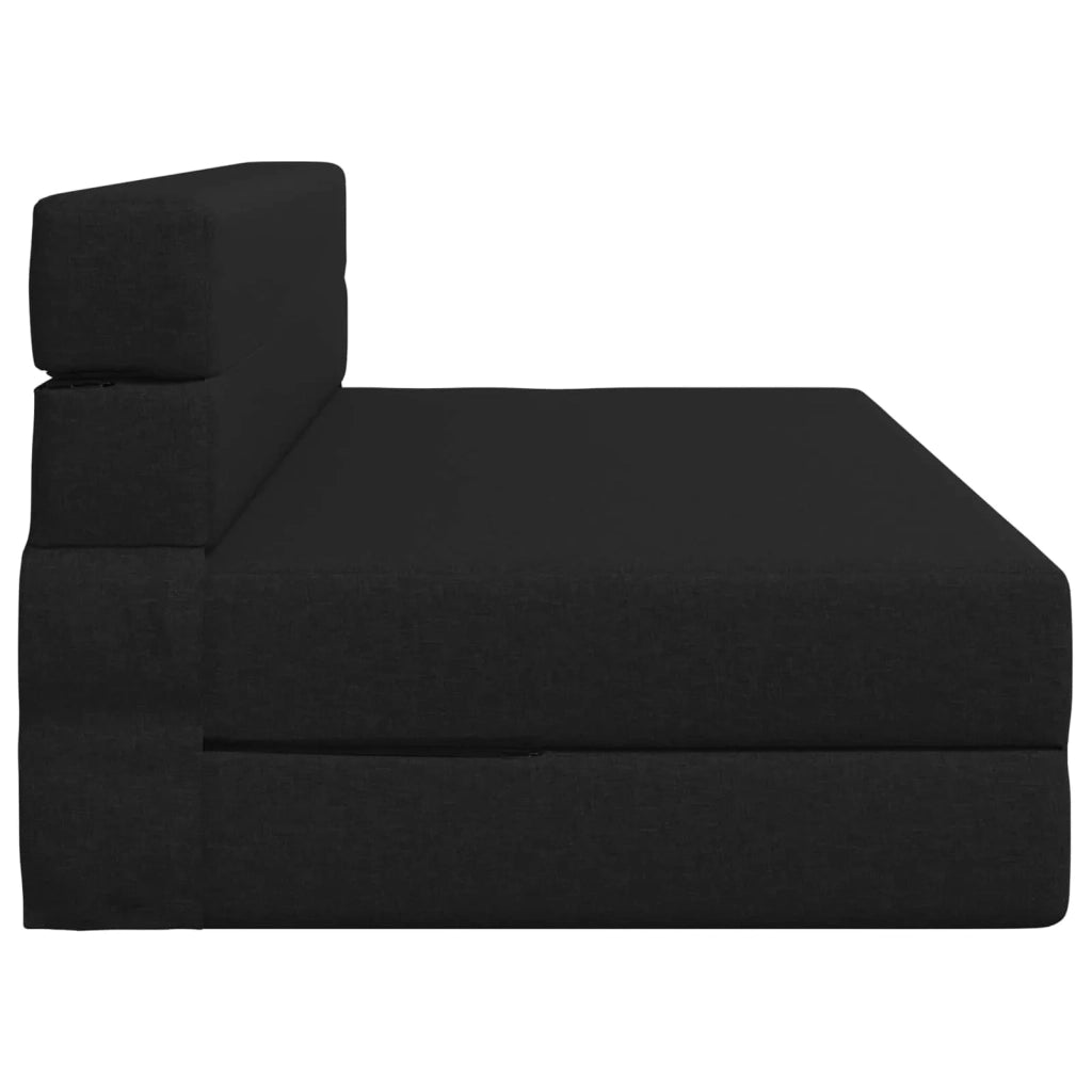 Divano Letto Pieghevole Nero 152 x 86,5 x 60 cm Tessuto 900121
