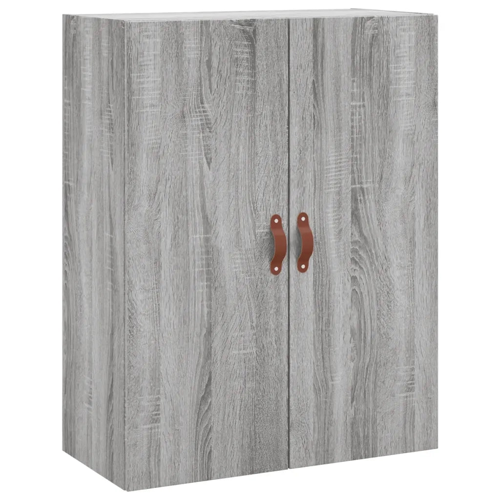 Credenza Grigio Sonoma 69,5x34x180 cm in Legno Multistrato 3195825
