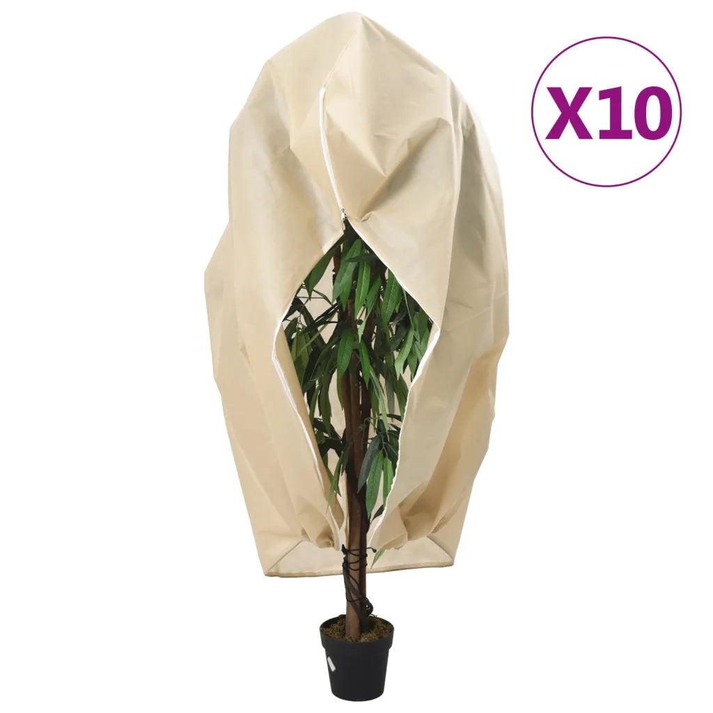 Coperture con Cerniera per Piante 10pz 70 g/mÂ² 1x1,55 mcod mxl 131697