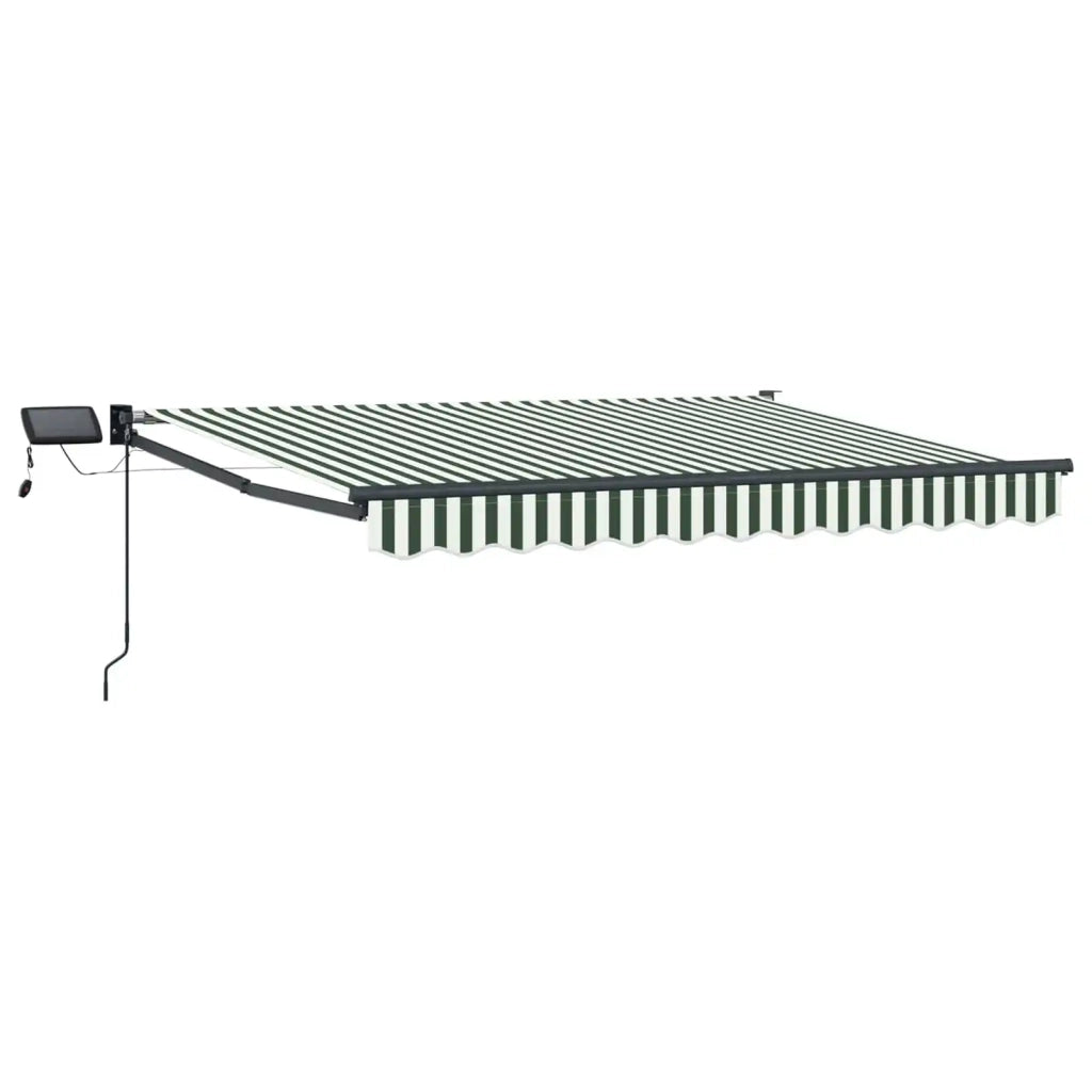 Tenda retrattile manuale con LED 3,5 x 2,5 m