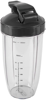 Contenitori di miscelazione sostitutivi - 32 Oz - Materiale migliorato in plastica per uso sicuro - Adatto per 600W/900W frullatori - Sostituzione economica - Ideale