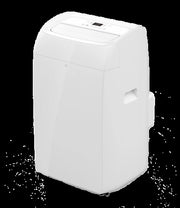 Condizionatore portatile P 3035 bianco, ambienti fino a 107 m3, potenza kW 3,5 (12000 Btu), ruote, timer, 2velocità, telecomando