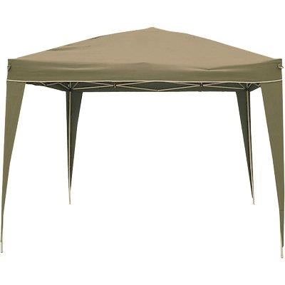 GAZEBO RICHIUDIBILE DOMUS  ACCIAIO/POLY ECRU MT 3X3