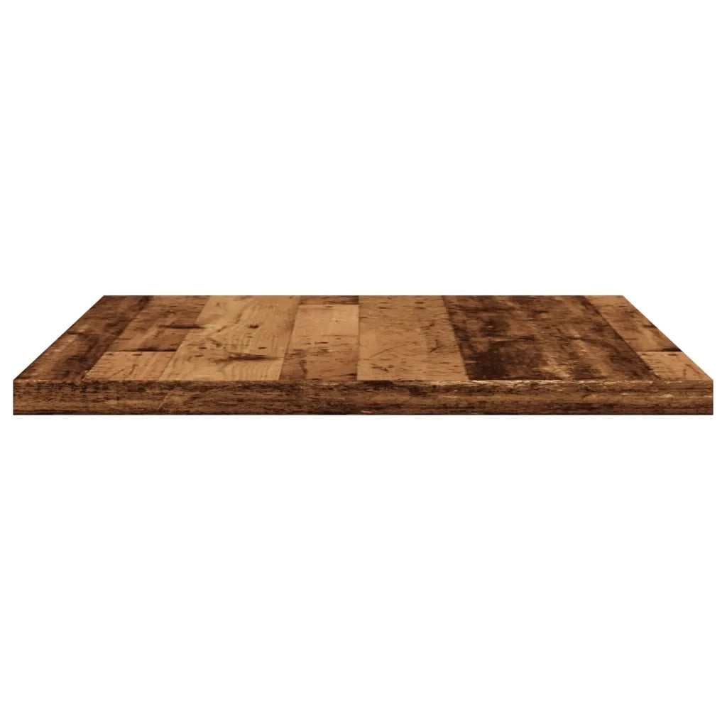 Mensole a Parete 4 pz Legno Antico 60x30x1,5 cm in Truciolato 856299