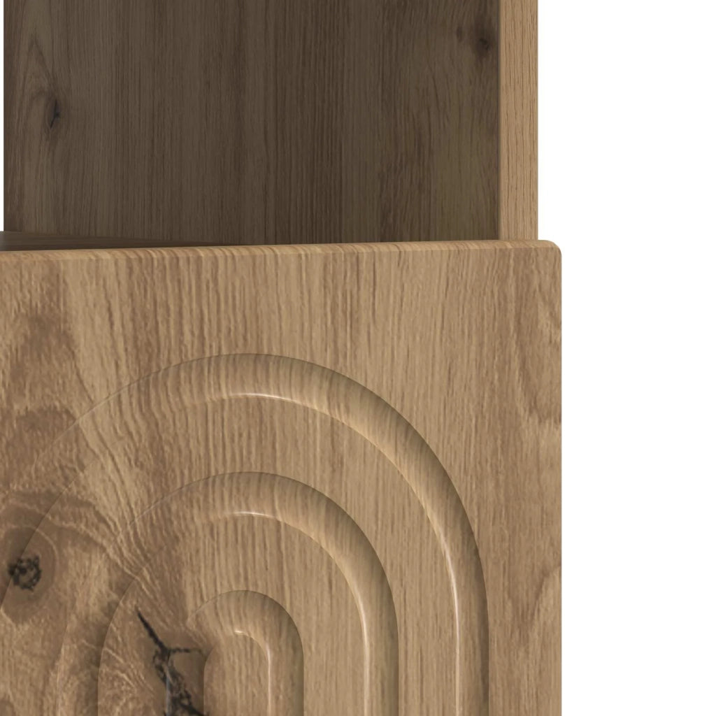 Mobile TV LED Rovere Artigianale Legno ingegnerizzato 896344