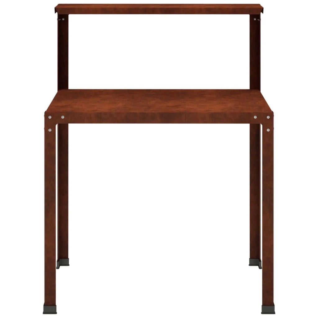 Tavolo da rinvaso 60 x 50 x 104 cm Acciaio Corten Ruggine 8014917