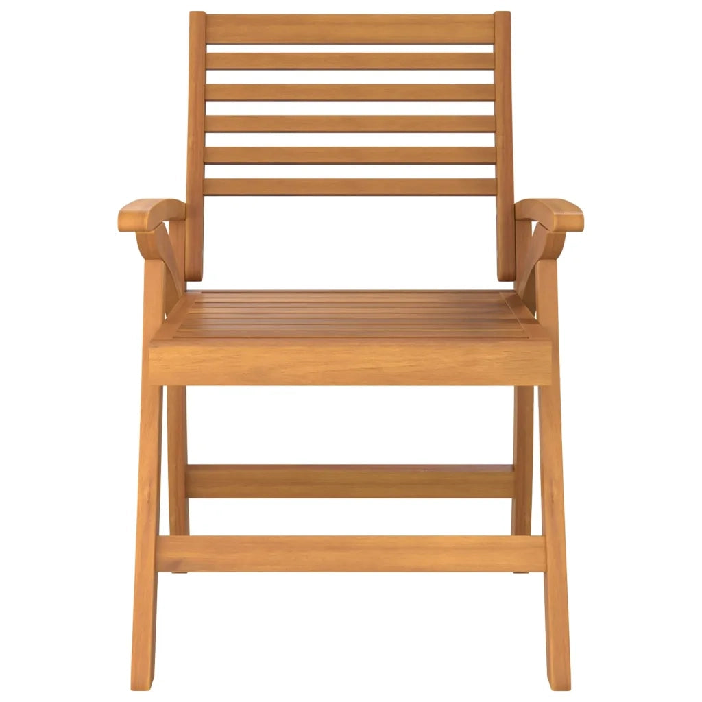 Sedie da Giardino 2 pz 58x58x87 cm Legno Massello di Acacia 363312