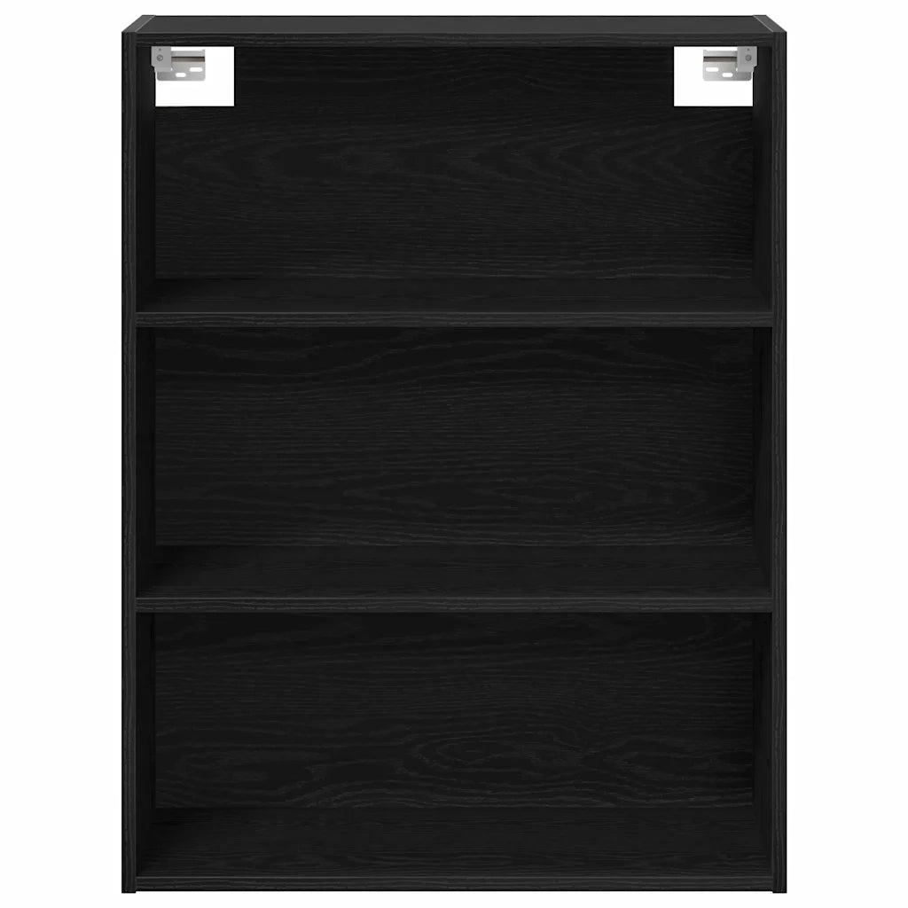 Credenza 2 pz | Madia | Buffet da pranzo | Armadio da pranzo Rovere Nero Legno multistrato