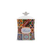 Barattolo Contenitore Biscottiera in Ceramica da Cucina Decoro Sicily