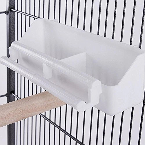 Voliera Gabbia Grande Pappagalli Canarini Parrocchetti con 4Ruote H150cm Metallo