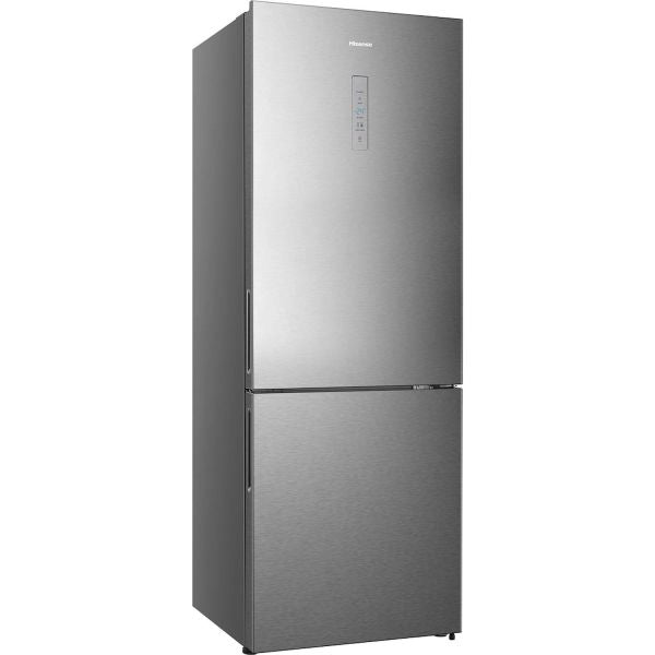 Hisense rb645n4bie frigorifero con congelatore libera installazione 495 l e acciaio inox