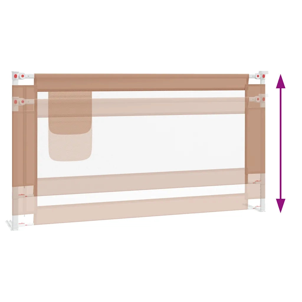 Sponda Letto di Sicurezza per Bambini Talpa 160x25cm in Tessuto 10221