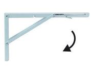 MENSOLE ROBUSTE PIEGHEVOLI BIANCHE  mm.400x270h. colore bianco