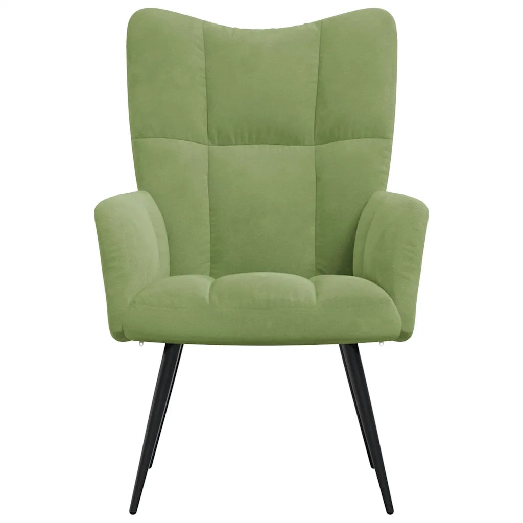 Poltrona Relax Verde Chiaro in Vellutocod mxl 119423