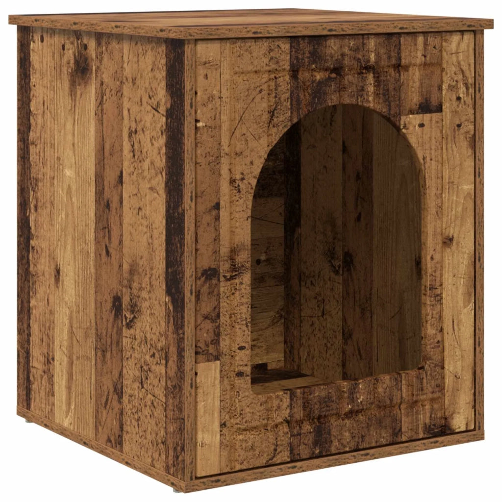 Casa per Gatti Legno vecchio 53 x 52 x 62 cm Legno multistrato