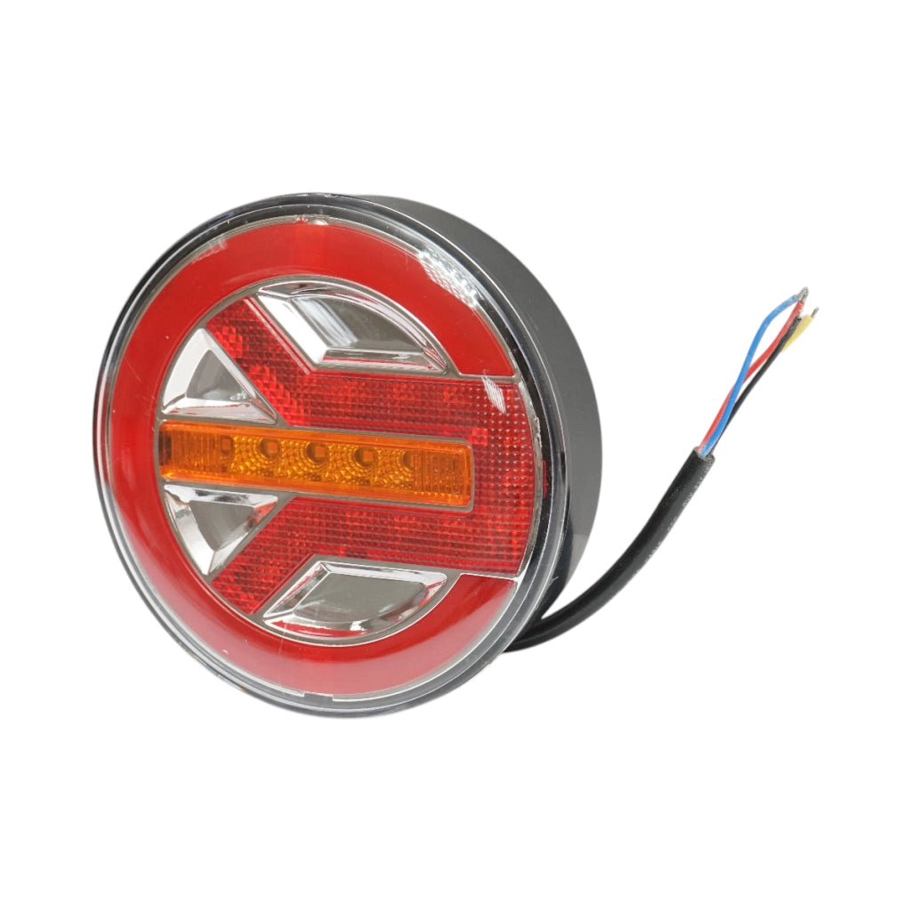 Luce freno posteriore rotonda LED 12V/24V universale 140x40mm Breckner Germany