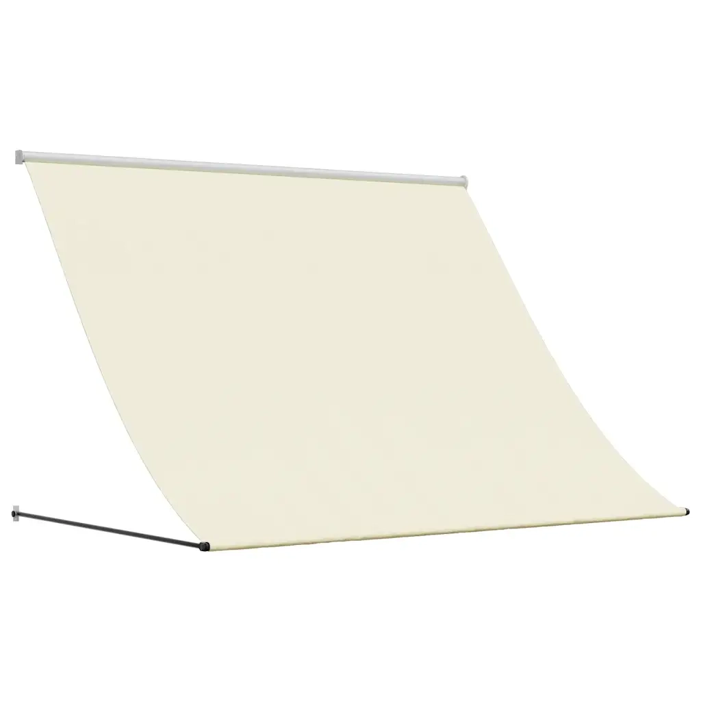 Tenda da Sole Retrattile Crema 250x150 cm in Tessuto e Acciaio 368760