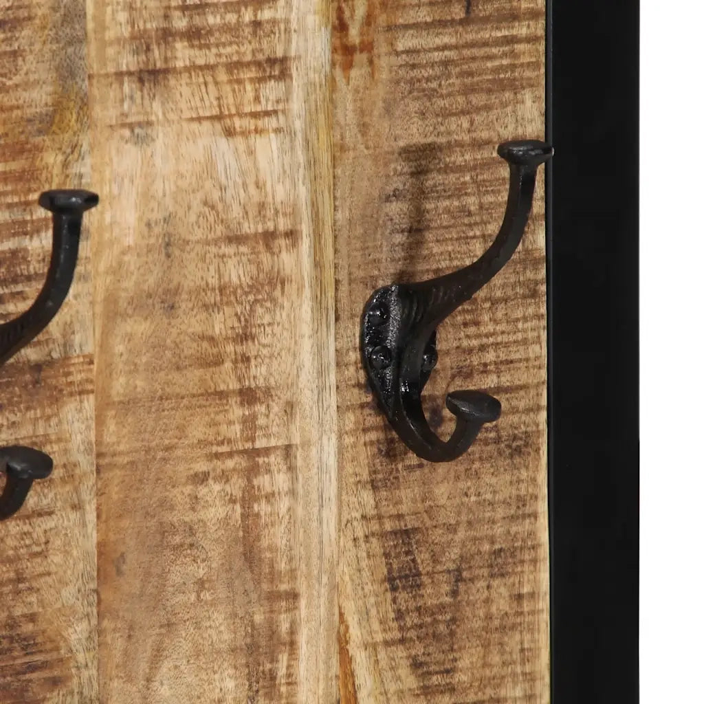 Appendiabiti 40x2x80 cm in Legno Massello Grezzo di Mango CFW7348309