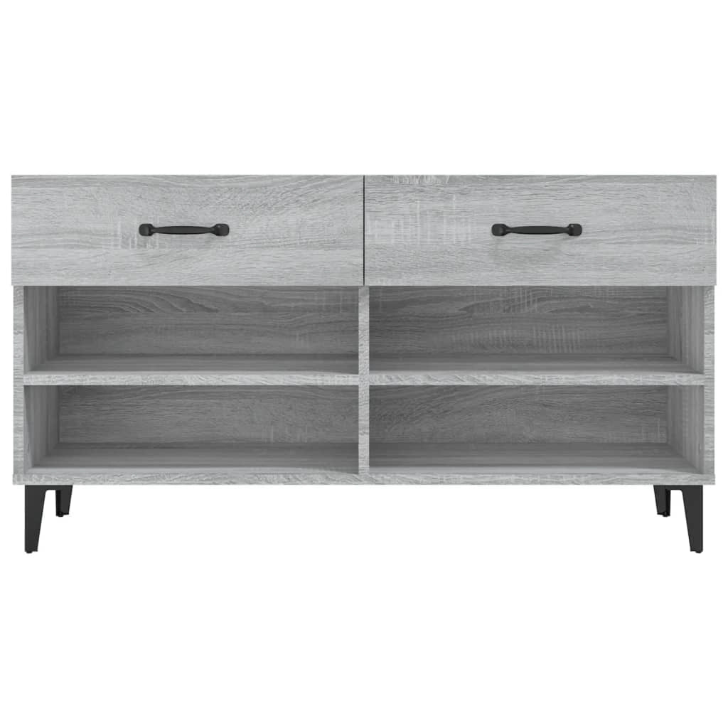 Scarpiera Sonoma 102 x 35 x 55 cm in legno ingegnerizzato grigio 02_0043419