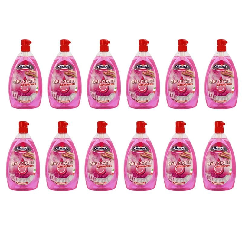MAURY'S GEL PIATTI DELICATO PH 5.5 1 LT, 12PZ