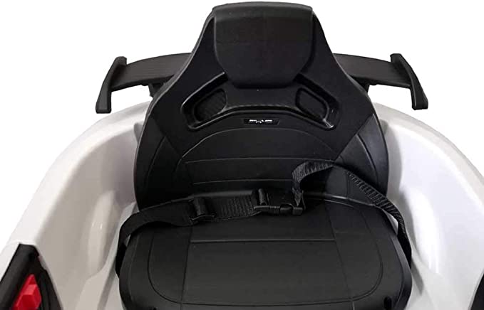 Auto Elettrica Per Bambini 1 Anno Mercedes Elettrica Per Bambini Gt- R Bianca 12 V Con Telecomando e Portelle Apribili