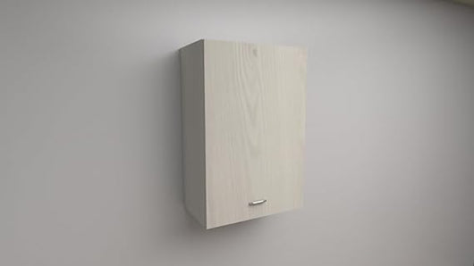 Pensile con 1 Anta SPEDIZIONE A Kit Le Misure Si intendono Altezza X Larghezza X profondità 90X70X33 Colore LARICE BIANCO