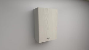 Pensile con 1 Anta SPEDIZIONE A Kit Le Misure Si intendono Altezza X Larghezza X profondità 72X45X33 Colore LARICE BIANCO