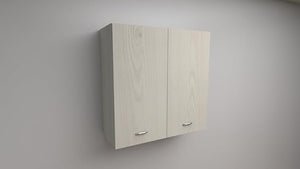 Pensile A Muro. Misure Larghezza Altezza E Profondità 60X50X32 Larice Bianco