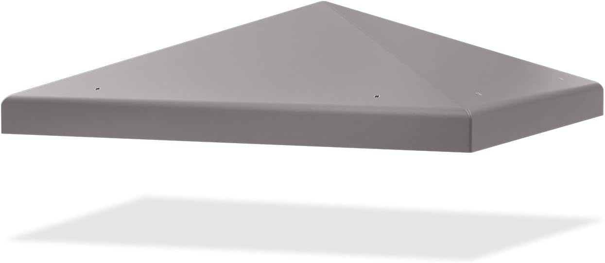 Copertura per Gazebo, Tetto Ricambio per Gazebo, Tetto del Padiglione 3x3 m (Grigio)