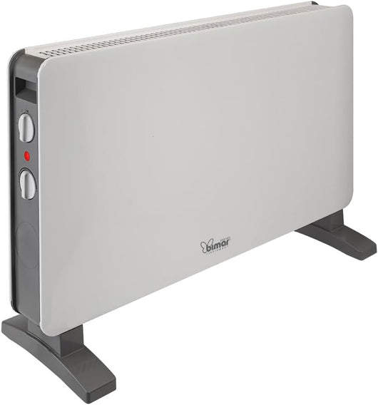 Bimar Termoconvettore HC512 Filo Metallico 2000W Ventilatore Turbo 2 Potenze Termostato Silenzioso