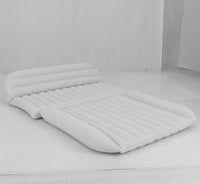 Materasso Gonfiabile per Auto, Letto ad Aria con Pompa Elettrica e Sacca per il Trasporto, Materassino per Campeggio, Picnic e Viaggio su Strada, Portata 150 kg, 190 x 130 cm (Beige)