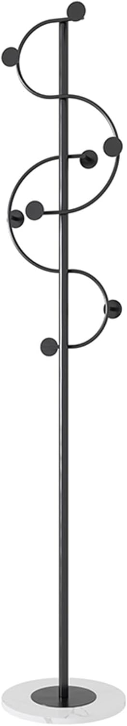 Appendiabiti Moderno con Base in Marmo e Appendiabiti in Metallo per Camera da Letto Appendiabiti in Piedi per Stile Moda Artistica