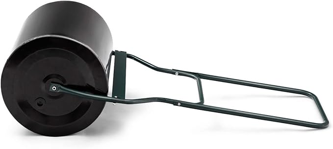 Rullo da Giardino, Rullo per Prato con Manico a Forma di U e Tappo Rimovibile, Rullo Riempibile con Acqua e Sabbia,Larghezza 50 cm, Diametro: 40 cm, Volume Vano 60 L