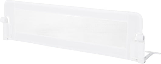 Sponda Letto per Bambini 105/120/150 cm, Barriera di Sicurezza per Neonati, Barriera Letto Pieghevole e Portatile, con Cinghia di Sicurezza (Bianco, 152 x 34 x 42 cm)