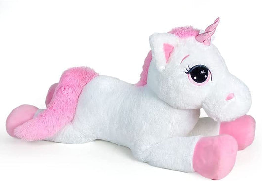 Unicorno Peluche Gigante 120cm Unicorno Bambina Peluche per Festa Compleanno Unicorno Giocattolo Unicorno Peluche Gigant