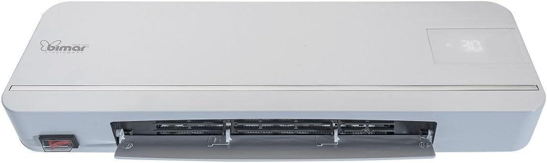 Bimar HP131 Termoventilatore a Parete Wi-Fi, Eroga Potenza in Base alla Temperatura Ambiente. Termoventilatore con Telecomando, App