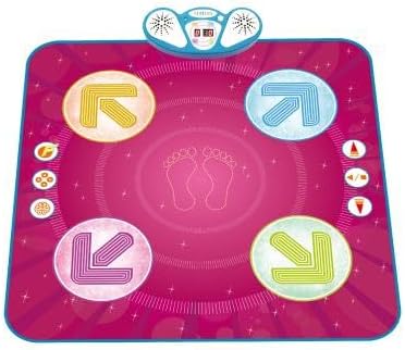 Tappetino da Ballo per Bambini, Tappetini da Ballo Giocattolo con Segui-Le-luci, 8 Musiche di Sfondo, Schermo del Punteggio & Volume Regolabile, per Bambini 3+ Anni