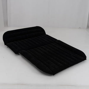 Materasso Gonfiabile per Auto, Letto ad Aria con Pompa Elettrica e Sacca per il Trasporto, Materassino per Campeggio, Picnic e Viaggio su Strada, Portata 150 kg, 190 x 130 cm (Nero)