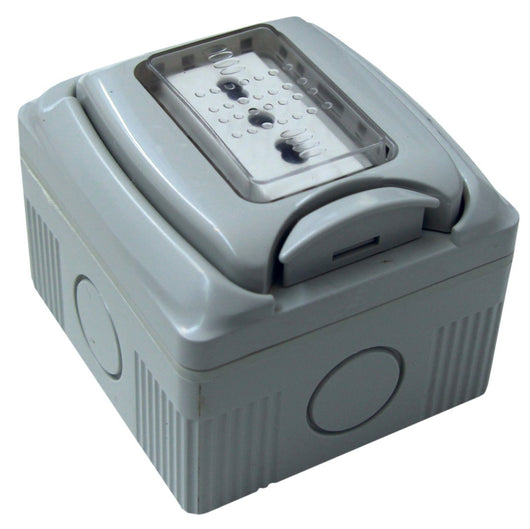 Contenitore Stagno Con Presa Bivalente - Electraline