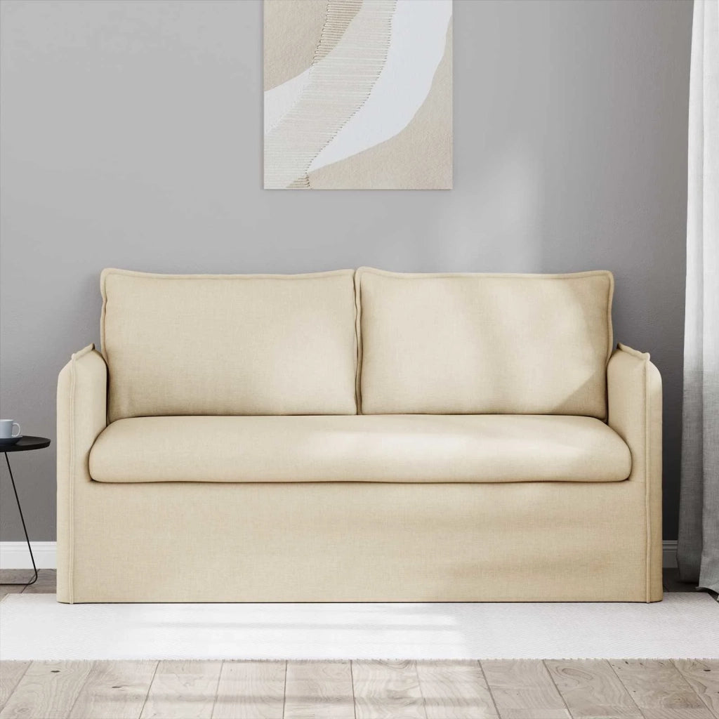 Divano Crema 156 x 82 x 85 cm Tessuto 42024523