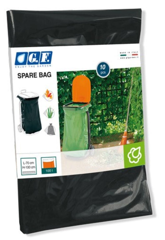Sacco Da Giardino Colore Nero 100 Litri Confezione Da 10 Pezzi Gf - G.F.