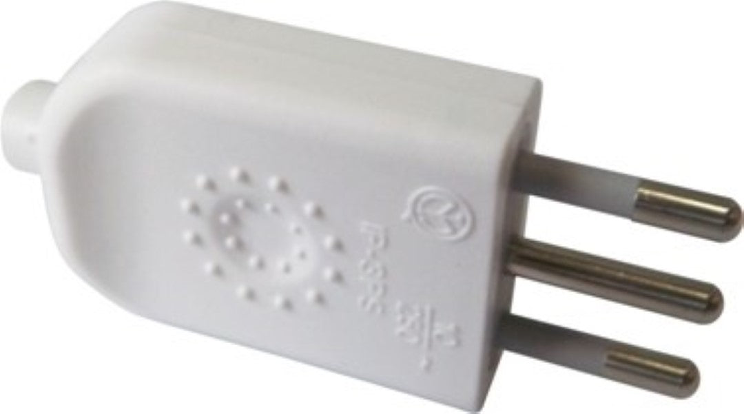 Spina Dritta 16A 2P+T Bianca Set 5 Pezzi - Electraline